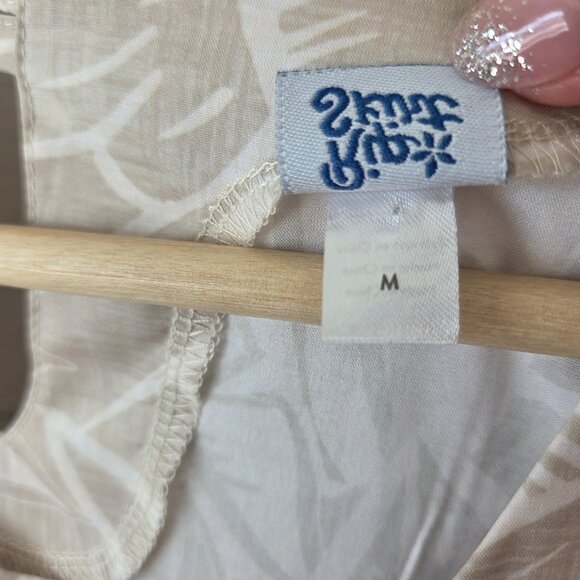 Ripskirt Hawaii Sun Dress Long Size M Ivory Floral Hibiscus Midi Maxi Limited Ed - Picture 6 of 8